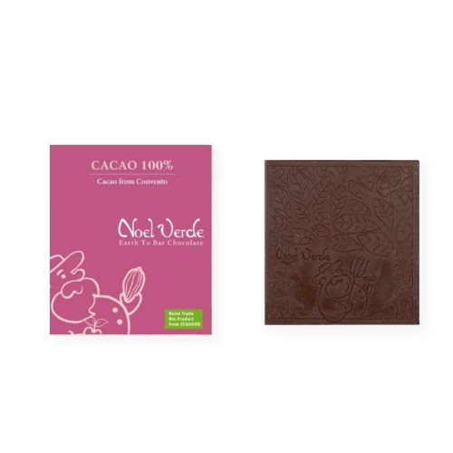 Noel Verde　100％CACAO　タブレットチョコレート 25g(¡Viva Ecuador！-ビバ エクアドル-さん)のメインイメージ