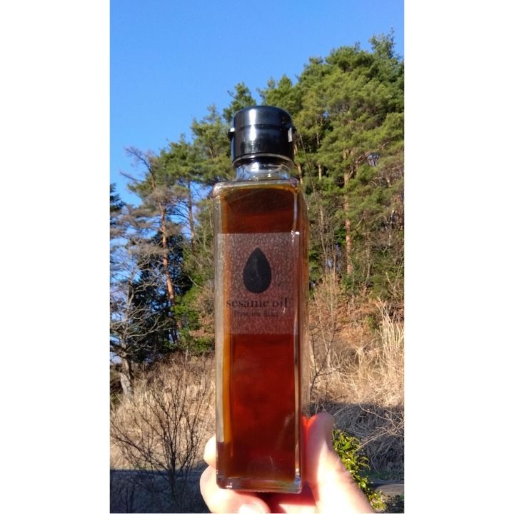 ☆ヒルナンデスで紹介☆sesameoil Premium Black 150ｇ入り 1本(とざ和農商さん)のメインイメージ