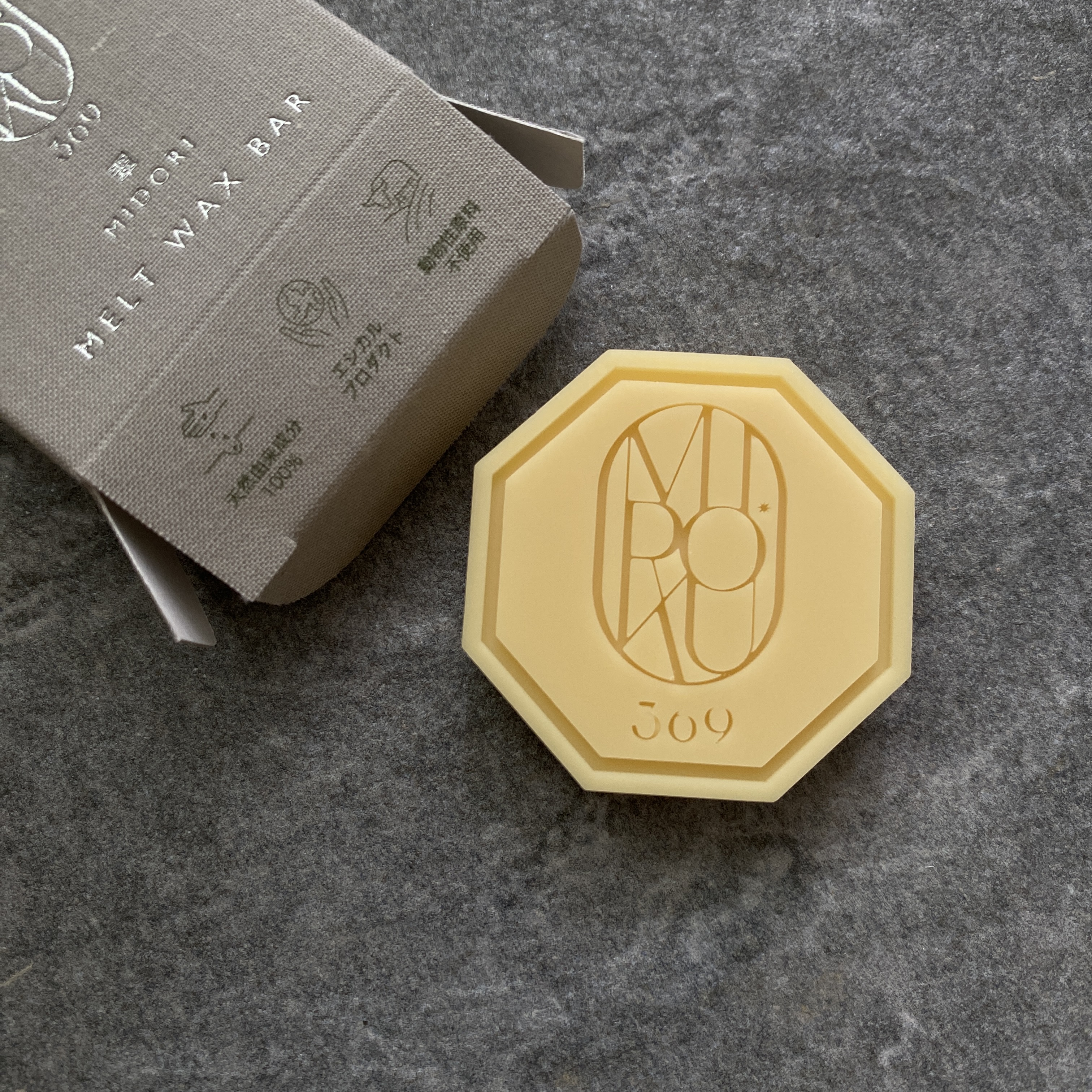 【アロマキャンドル】369 MELT WAX BAR 翠 - MIDORI -　おしゃれ 雑貨(MIROKU-369-さん)のメインイメージ