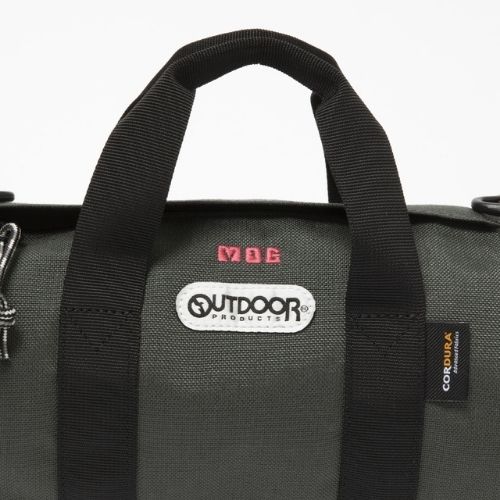 ＜MANU ＆ OUTDOOR PRODUCTS＞《刺繍入り》ロールボストン 　グラファイト(MANUさん)のメインイメージ