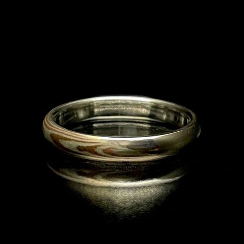 【18号】杢目金甲丸リング（ハーフ艶あり）(Studio Tinkerさん)のメインイメージ