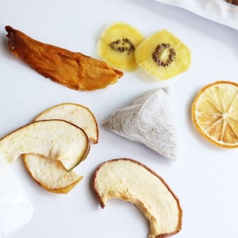 ノンシュガーグリーンルイボスティーdeフルーツティー[マンゴー・レモン・キウイ・りんご]3個セット(BLUE BLUEBERRY FARMさん)のメインイメージ