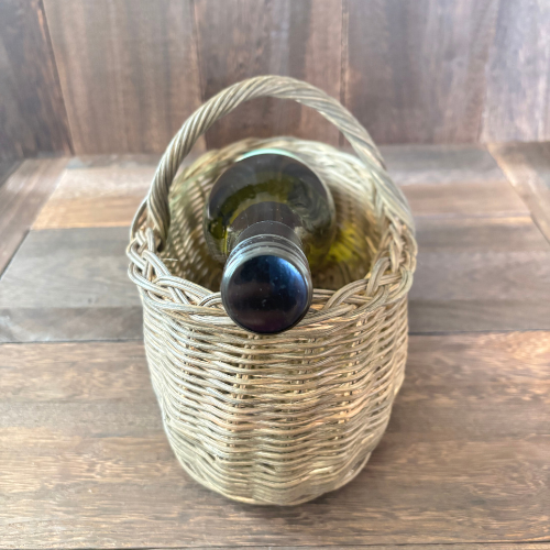 ラタン　ワインパニエ（ワンハンドル）(toAmu_rattan ‐トウアムラタン‐さん)のメインイメージ