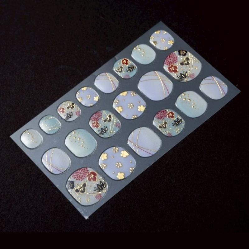 和風ネイルシール　Nail Sticker 匠・吉松竹梅(ショート)(LUNAKAさん)のメインイメージ