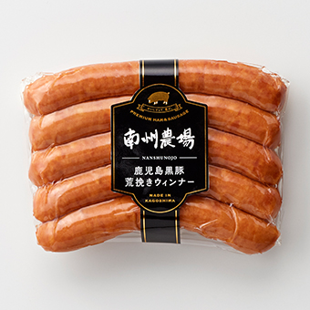 鹿児島黒豚 荒挽きウィンナー(黒豚専門店 南州農場さん)のメインイメージ