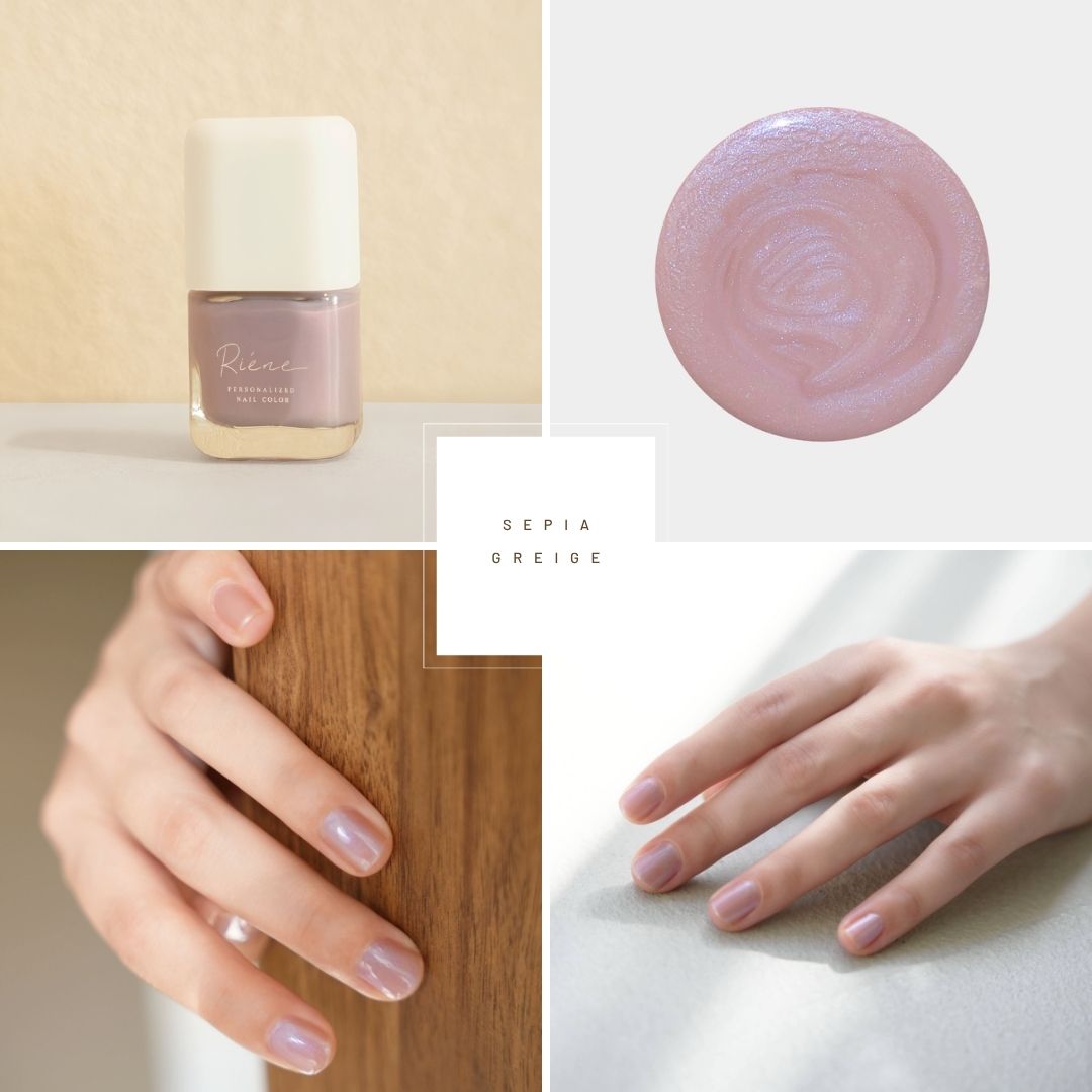 aqua manicure｜sepia greige【ブラシMサイズ】(Riene -リエネ-さん)のメインイメージ