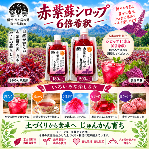 赤紫蘇商品たっぷりお試し3種類(シロップ・ジュース・寒天ゼリー飲料)(馨工房さん)のメインイメージ