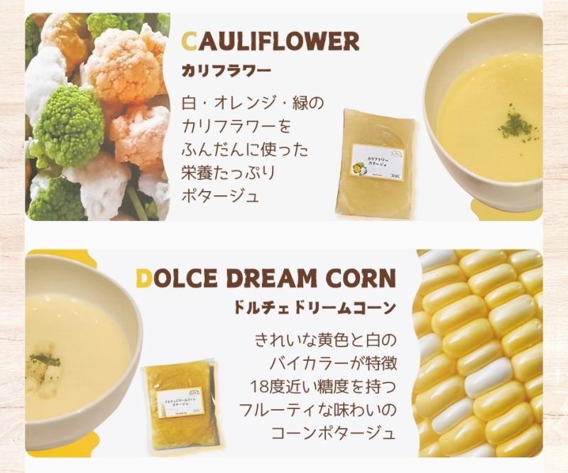 【濱くんちのお野菜】冷凍お野菜ポタージュスープセット　2人分×5パウチ(濱くんちのお野菜さん)のメインイメージ