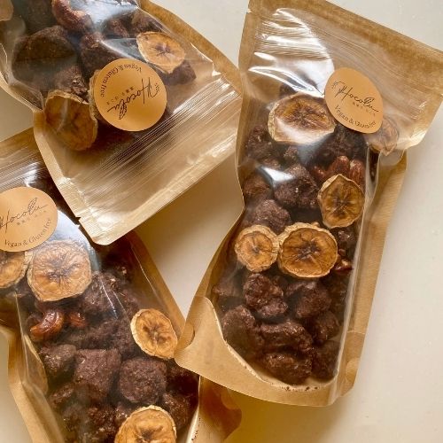 グルテンフリー グラノーラ (カカオ・カルダモン) 200g　塊タイプ(Hocoluさん)のメインイメージ