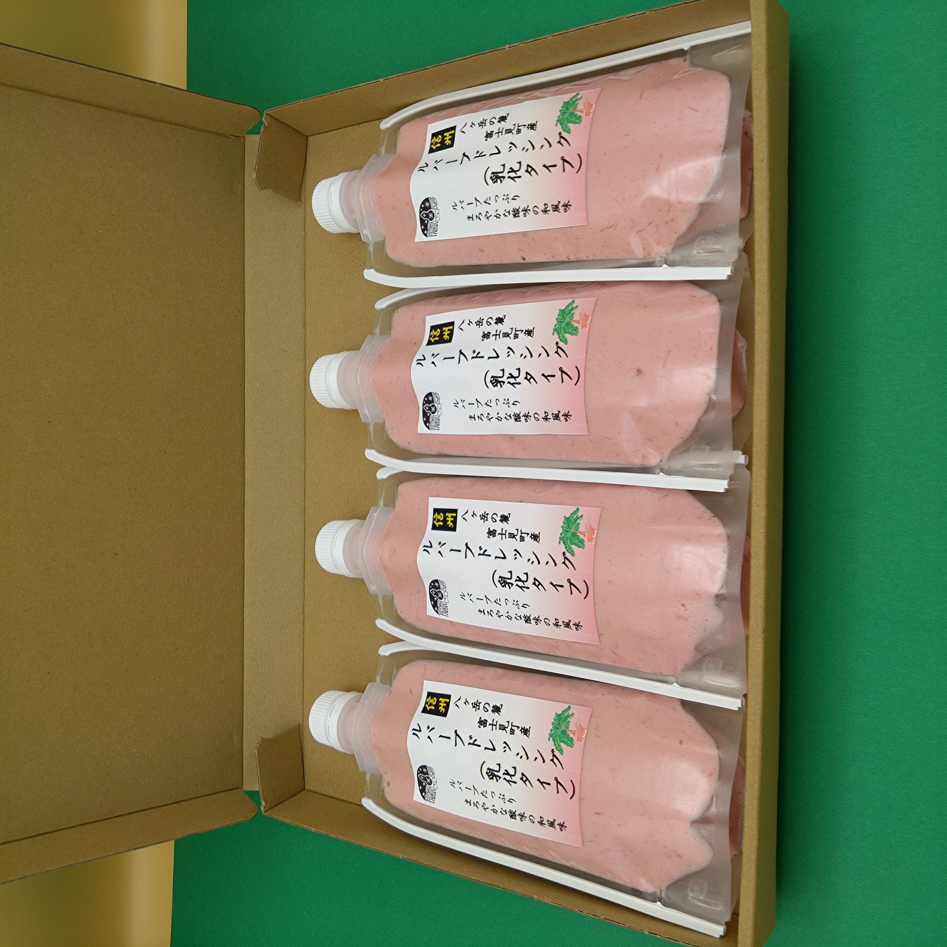 ルバーブドレッシング(乳化タイプ)140ｇ　（4個）(馨工房さん)のメインイメージ