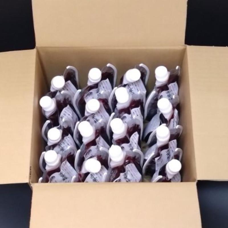 赤紫蘇シロップ６倍希釈 610ｇ　（16個）　しそジュースに(馨工房さん)のメインイメージ