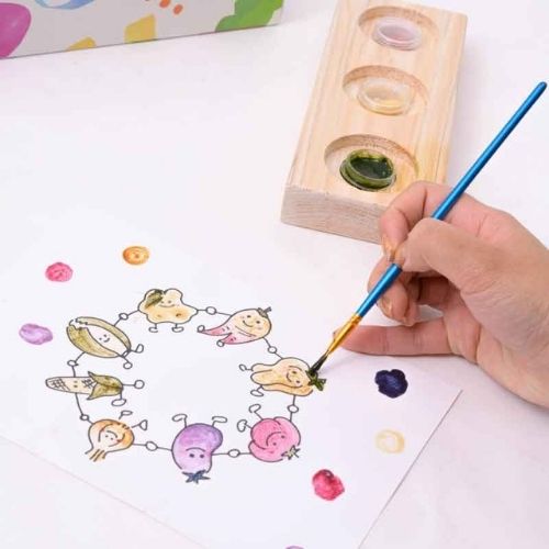 べじからふる絵の具（3色）セットのみ　ビーツ(赤)、かぼちゃ(黄) 、バタフライピー(青)(ラピスプライベートさん)のメインイメージ