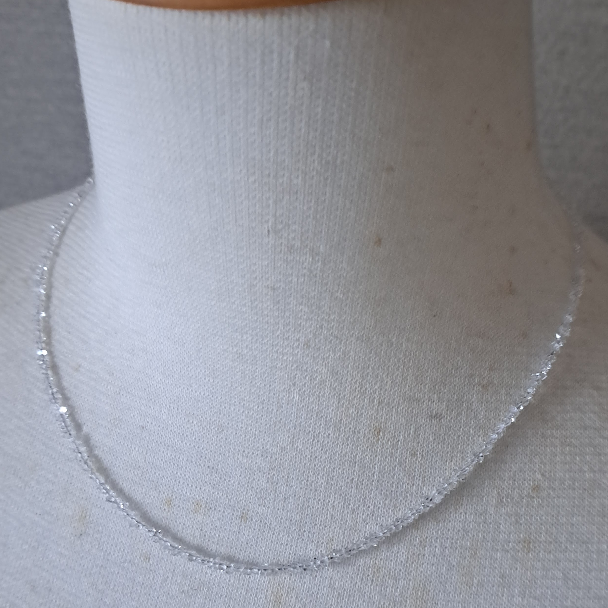 【ハーキマーダイヤモンド】ネックレス　UNE007(unupli jewelry ‐ウヌプリ ジュエリー‐さん)のメインイメージ