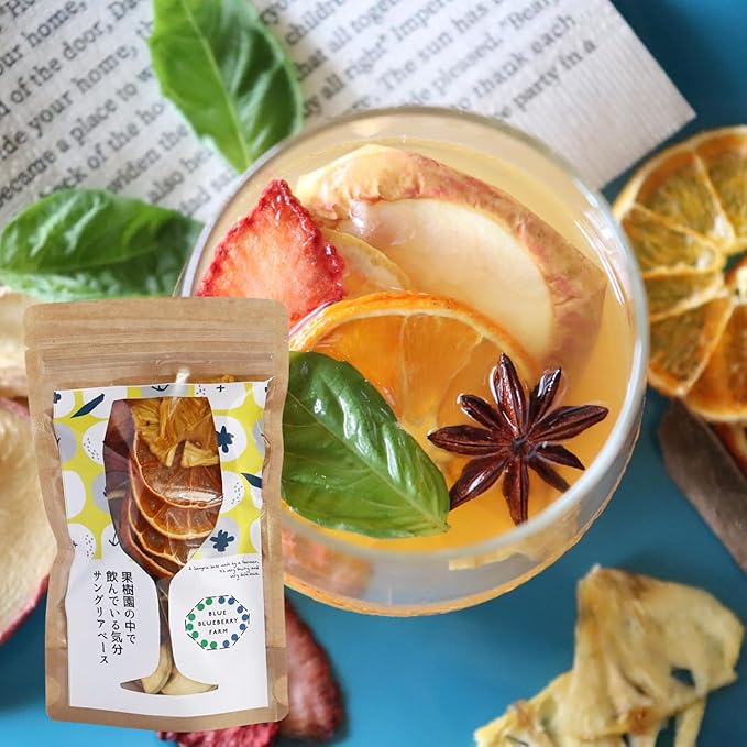 果樹園で飲んでいる気分サングリアベース／フルーツ感たっぷり／ドライフルーツで濃厚な自家製サングリの素(BLUE BLUEBERRY FARMさん)のメインイメージ