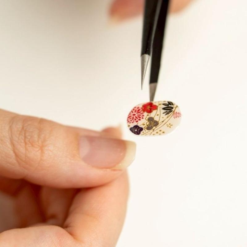 和風ネイルシール　Nail Sticker 匠・吉松竹梅(ショート)(LUNAKAさん)のメインイメージ