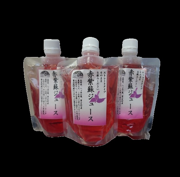 赤紫蘇商品詰め合わせ　①　シロップ/ジュース/寒天ゼリー飲料/ジュレ(馨工房さん)のメインイメージ