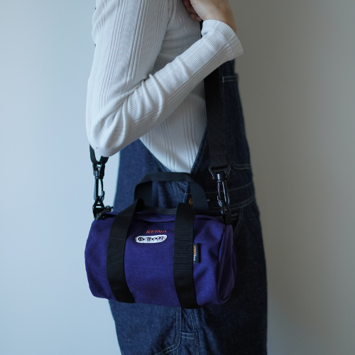 ＜MANU ＆ OUTDOOR PRODUCTS＞《刺繍入り》ロールボストン 　スカイブルー(MANUさん)のメインイメージ
