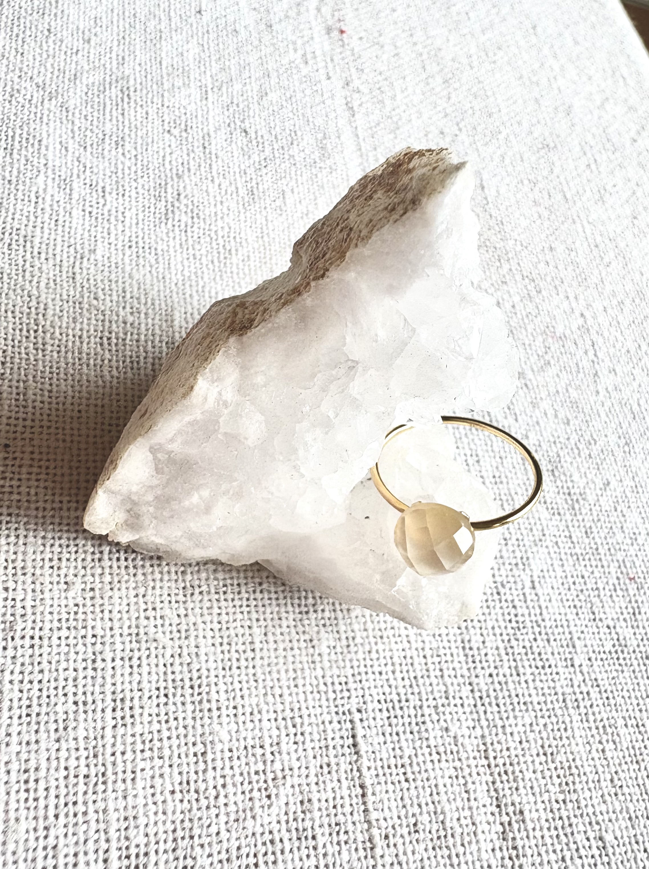 ムーンストーン【8mm 14kgf ring 13号】(nana＆jewelsさん)のメインイメージ