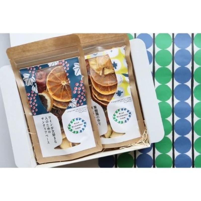 中身を選ぶギフトボックス｜フルーツティー＆サングリア BBF掛け紙ギフトボックス(BLUE BLUEBERRY FARMさん)のメインイメージ