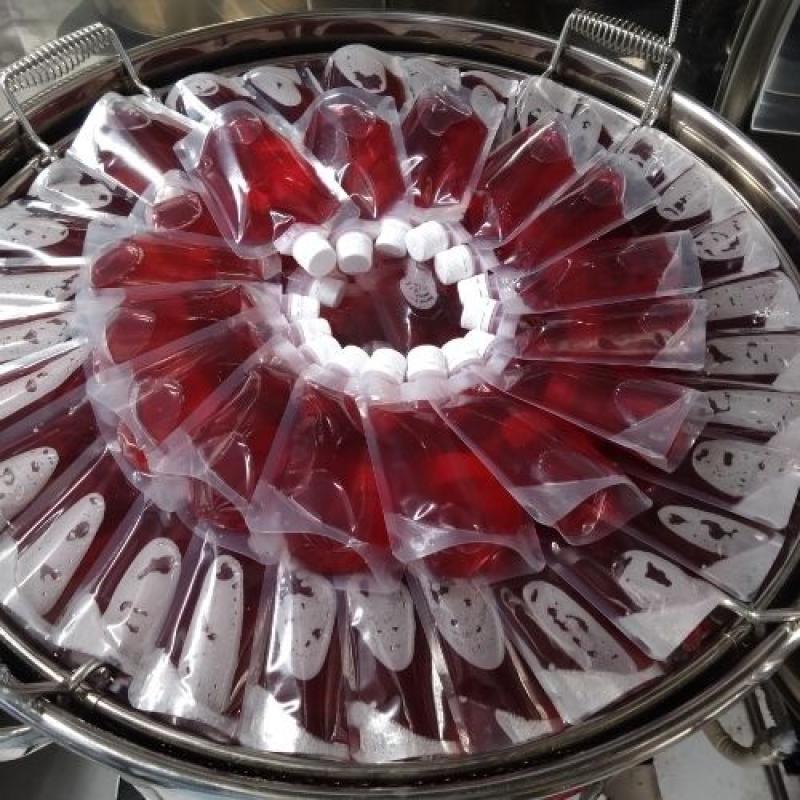 赤紫蘇寒天ゼリー飲料150㎖　（１個）　そのまま飲めるしそゼリー(馨工房さん)のメインイメージ