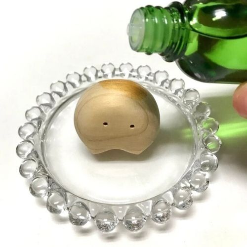 ひのきの妖精ひのここ（1体）ひのき精油セット　しずく(木工房ゆうむさん)のメインイメージ