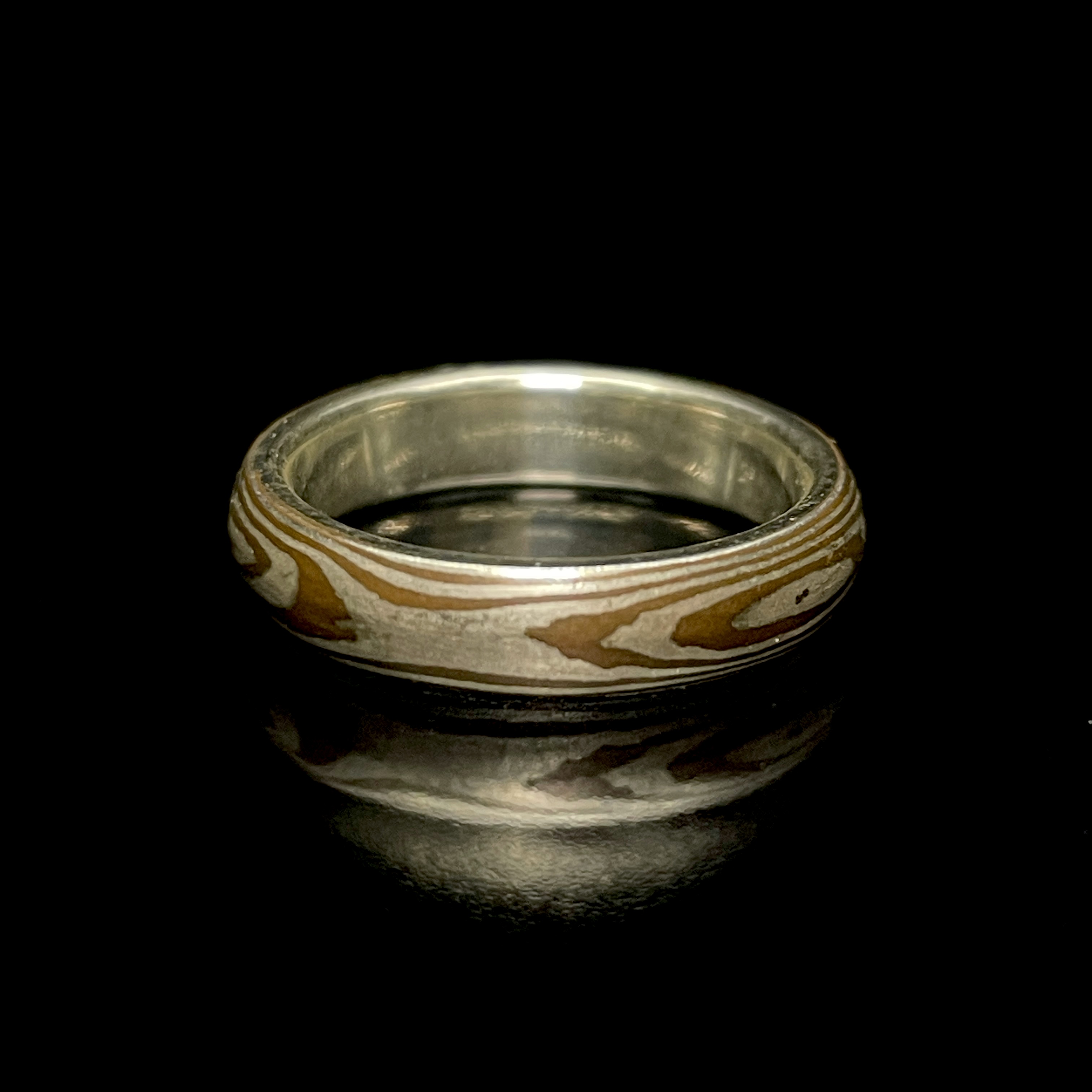 【5号】杢目金甲丸リング(Studio Tinkerさん)のメインイメージ