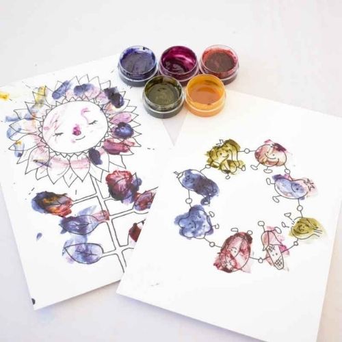 べじからふる絵の具（3色）セットのみ　ビーツ(赤)、かぼちゃ(黄) 、バタフライピー(青)(ラピスプライベートさん)のメインイメージ