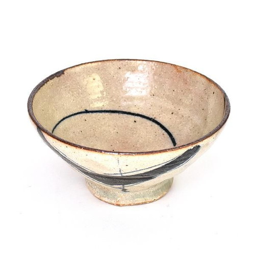 呉須絵梅花皮　飯碗　日本製　美濃焼(姿月窯さん)のメインイメージ