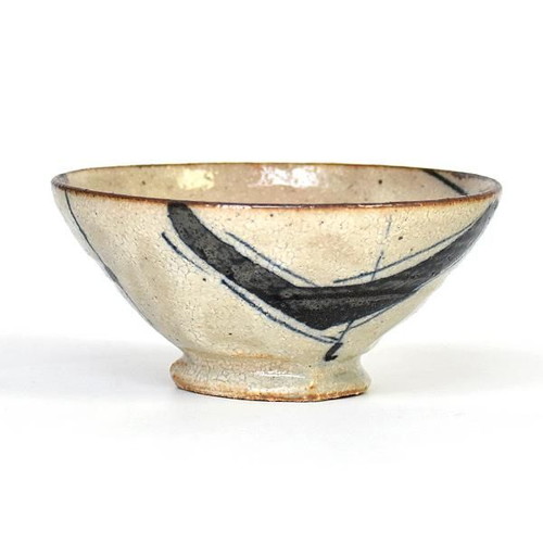 呉須絵梅花皮　飯碗　日本製　美濃焼(姿月窯さん)のメインイメージ