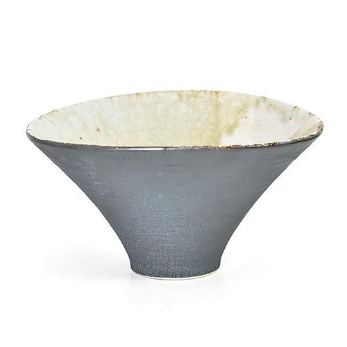 灰釉流し　朝顔鉢　日本製(姿月窯さん)のメインイメージ