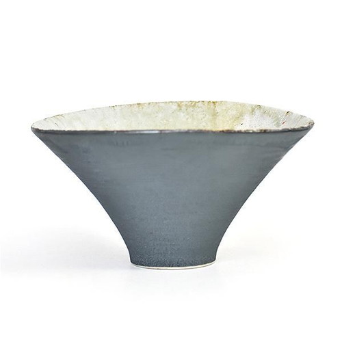 灰釉流し　朝顔鉢　日本製(姿月窯さん)のメインイメージ